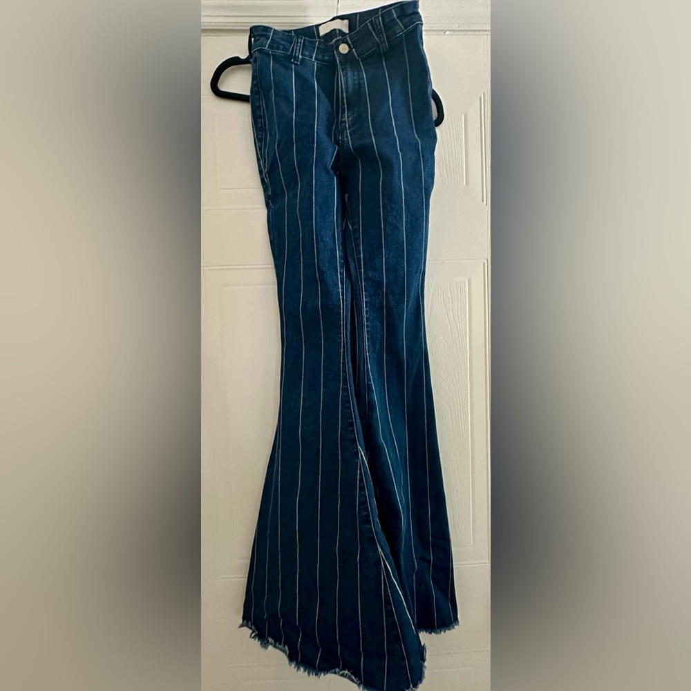 Women's Blue Flared Jeans